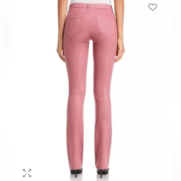 NWOT L’AGENCE Ruth Coated Hot Pink Jeans Size 29 - Picture 11 of 12